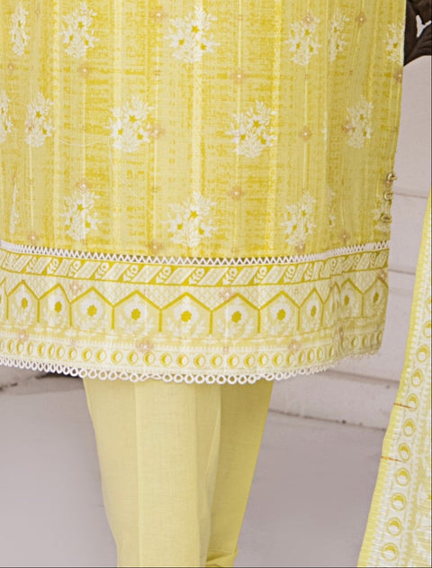 D-01 3-PCS Printed Lawn.