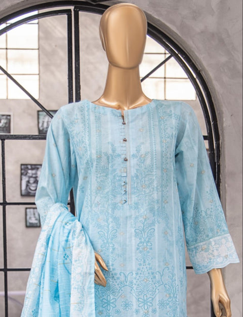 D-05 3-PCS Printed Lawn.