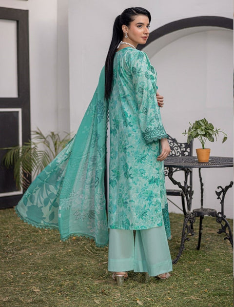 D-1882 3-PCS Embroidered Lawn Collection
