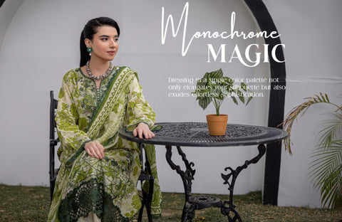 D-1880 3-PCS Embroidered Lawn Collection