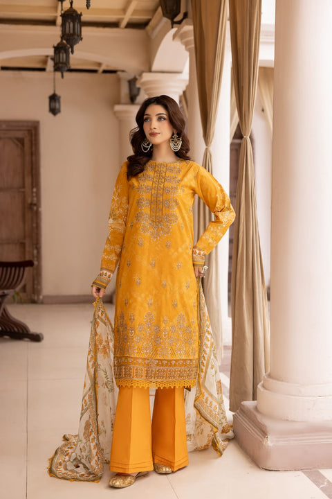 D-2152 |3-Piece Lawn Print Collection