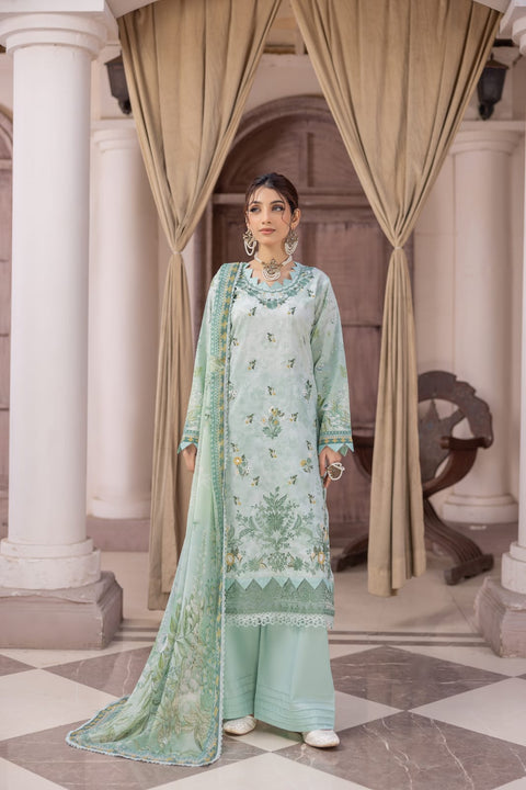 D-2159  |3-Piece Lawn Print Collection