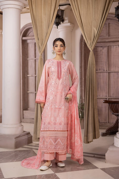 D-2160  |3-Piece Lawn Print Collection