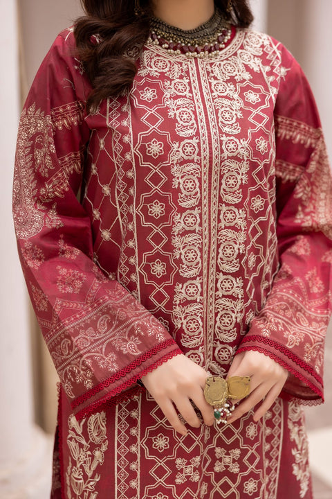 D-2156  |3-Piece Lawn Print Collection