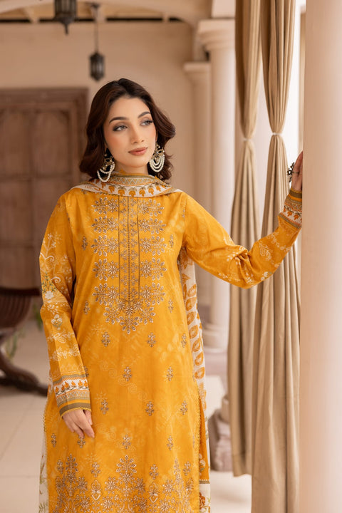 D-2152 |3-Piece Lawn Print Collection