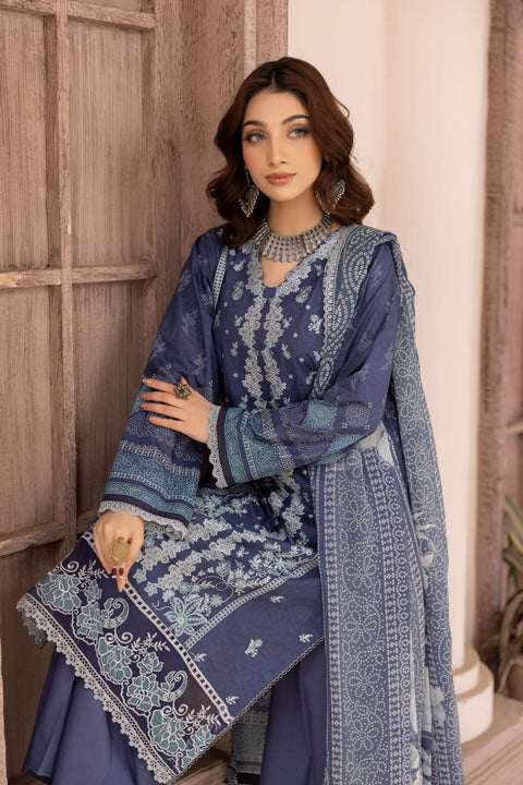 D-2154  |3-Piece Lawn Print Collection