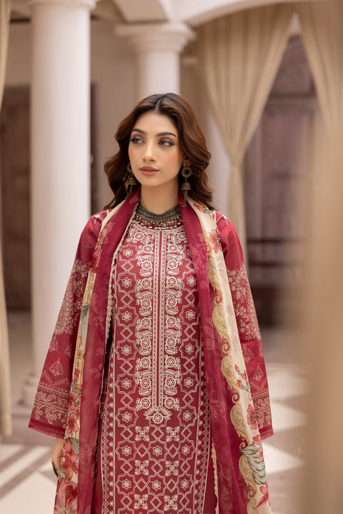 D-2156  |3-Piece Lawn Print Collection