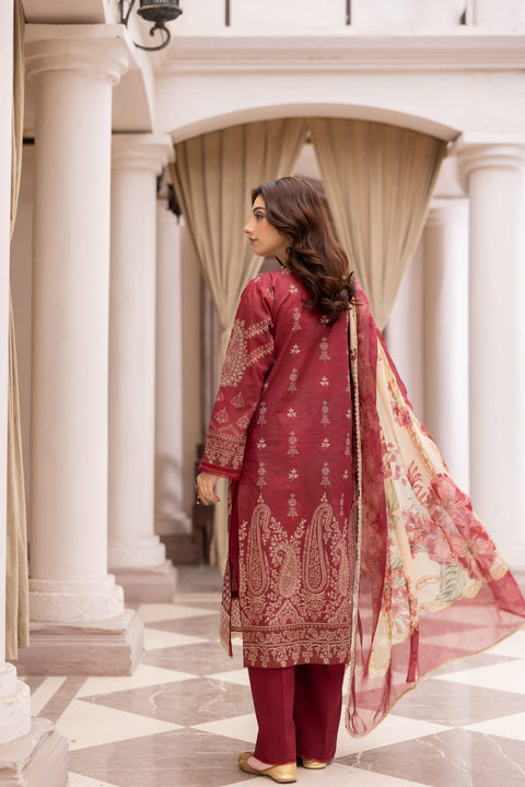 D-2156  |3-Piece Lawn Print Collection