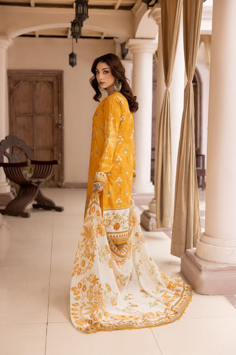 D-2152 |3-Piece Lawn Print Collection