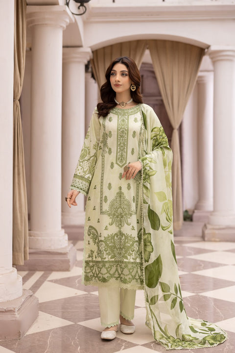 D-2155  |3-Piece Lawn Print Collection