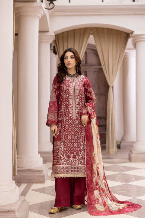 D-2156  |3-Piece Lawn Print Collection