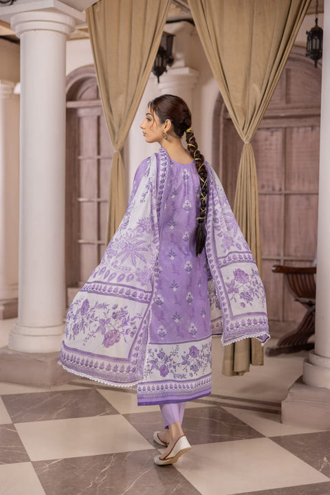 D-2161 |3-Piece  Lawn Print  Collection