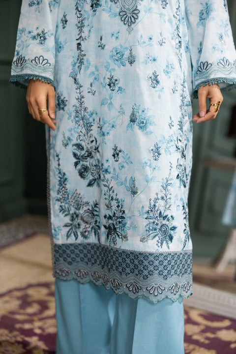 D-2235 | 3pcs Embroidered Lawn