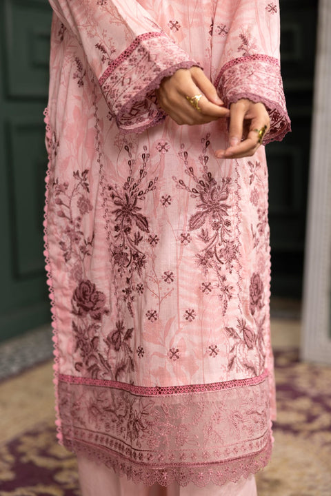 D-2234 | 3Pcs Embroidered Lawn