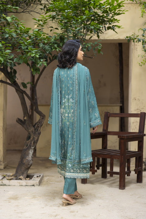 D-2461 | 3 Pcs Embriodered Viscose Collection